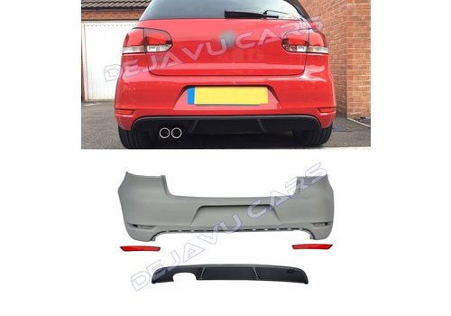 OEM Line ® GTD Look Rear bumper for Volkswagen Golf 6