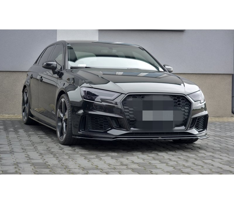 Front splitter V.2 voor Audi RS3 8V