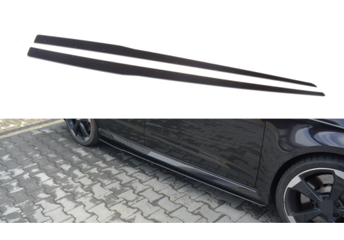 Maxton Design Racing Side skirts Diffuser V.1 voor Audi RS3 8V