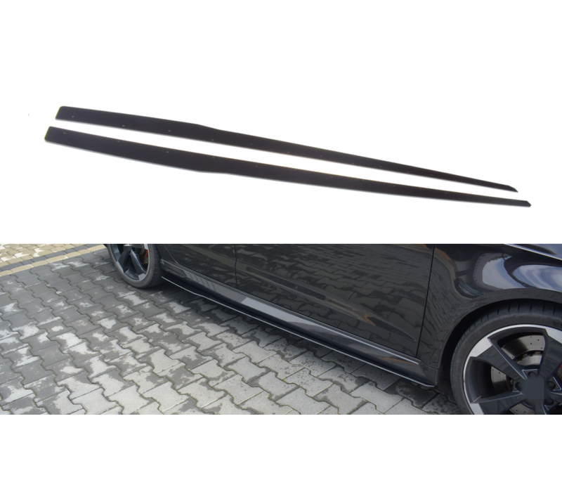 Racing Side skirts Diffuser for V.1 Audi RS3 8V