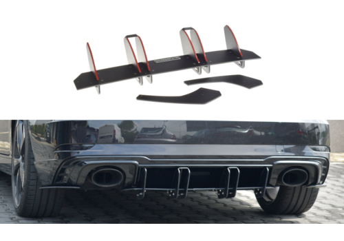 Maxton Design Aggressive Diffusor V.2 für Audi RS3 8V