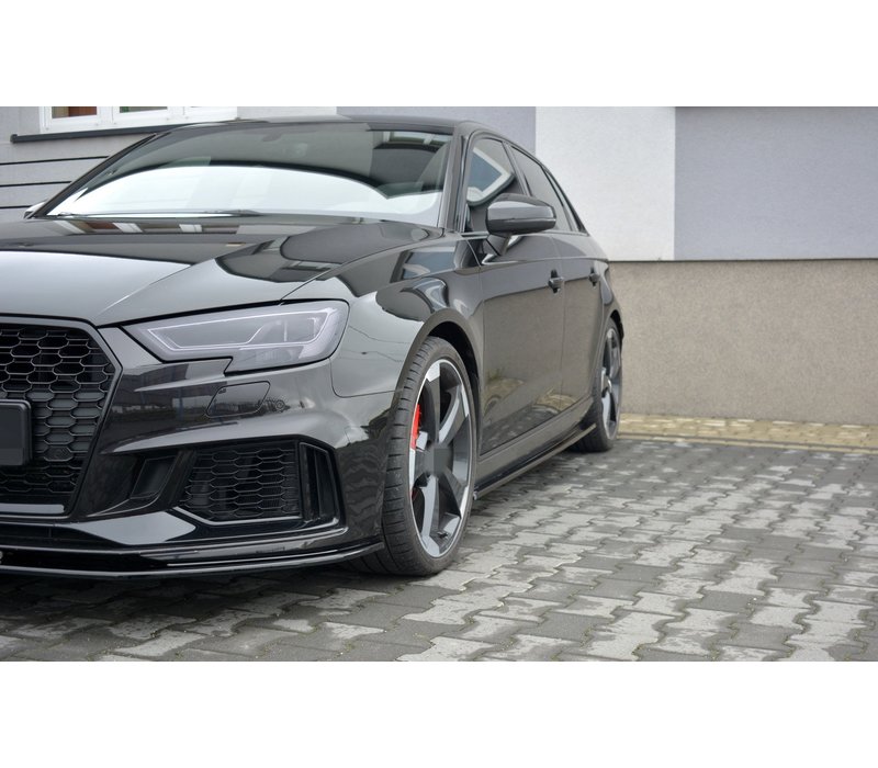 Side skirts Diffuser for Audi RS3 8V