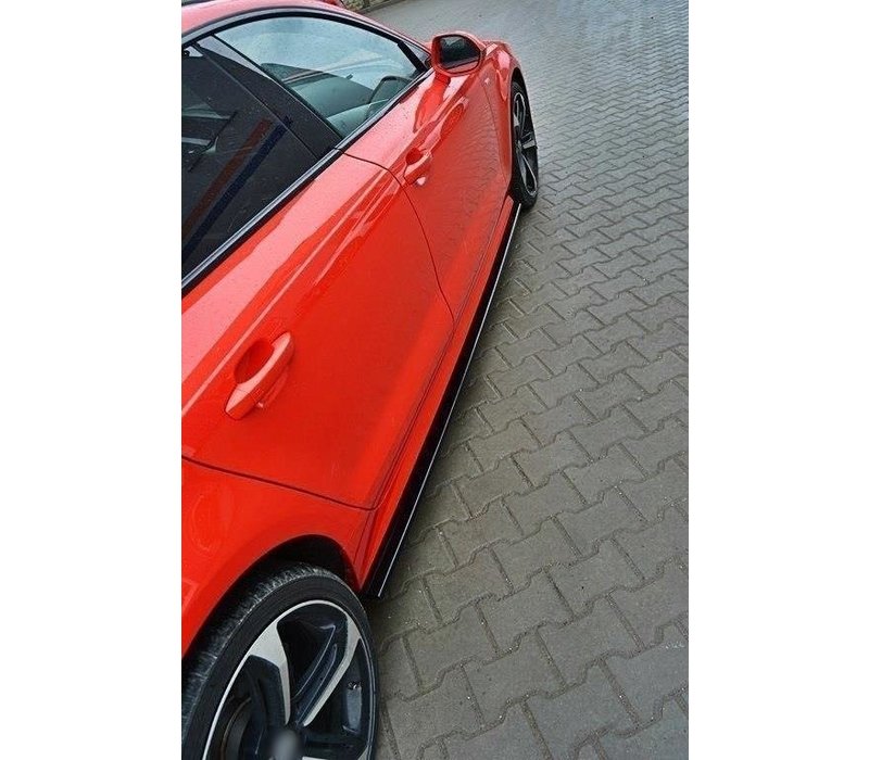 Side skirts Diffuser voor Audi A7 Facelift S line / S7
