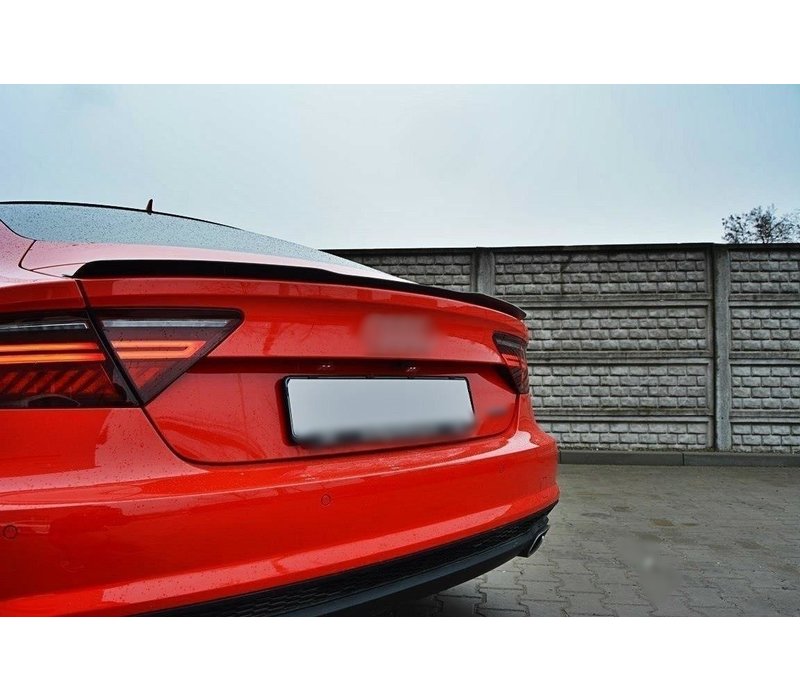 Tailgate spoiler lip for Audi A7 4G / S7 / RS7