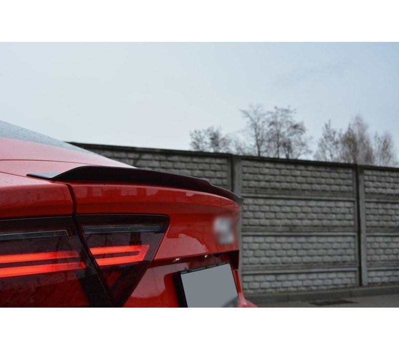 Tailgate spoiler lip for Audi A7 4G / S7 / RS7