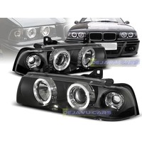 Xenon look Headlights with Angel Eyes for BMW 3 Series E36