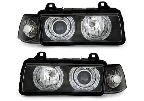 DEPO Xenon look Headlights with Angel Eyes for BMW 3 Series E36