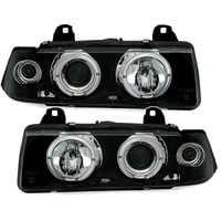 Xenon look Headlights with Angel Eyes for BMW 3 Series E36