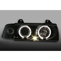 Xenon look Headlights with Angel Eyes for BMW 3 Series E36