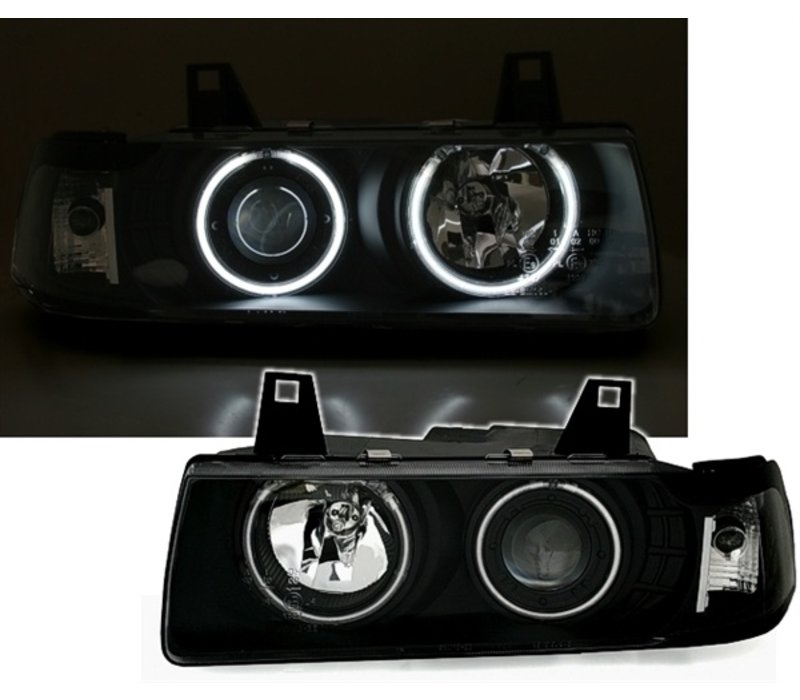 Xenon look Headlights with CCFL Angel Eyes for BMW 3 Series E36