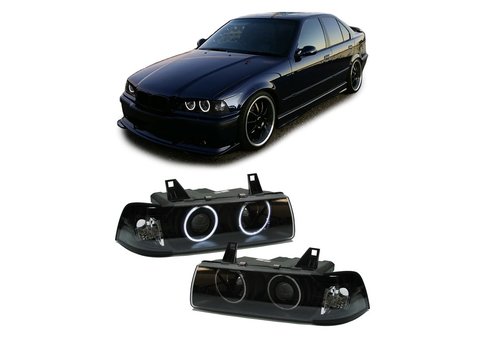 OEM LINE® Xenon look Scheinwerfer mit CCFL Angel Eyes für BMW 3 Serie E36