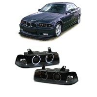 Xenon look Scheinwerfer mit CCFL Angel Eyes für BMW 3 Serie E36