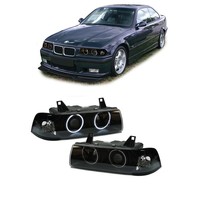 Xenon look Scheinwerfer mit CCFL Angel Eyes für BMW 3 Serie E36