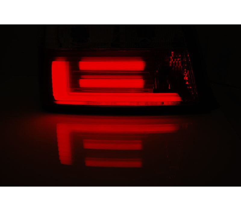 Red/White LED BAR Tail Lights for BMW 3 Series E36