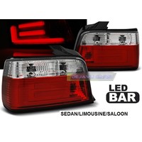 Rood/Wit LED BAR Achterlichten voor BMW 3 Serie E36