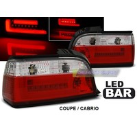 Rot / Weiss LED BAR Rückleuchten für BMW 3 Serie E36