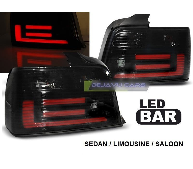 Smoke LED BAR Tail Lights for BMW 3 Series E36