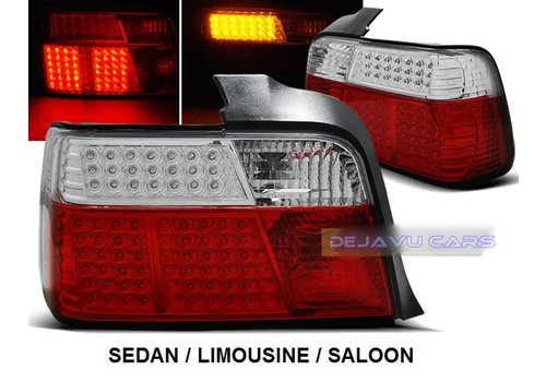 DEPO Red/White LED Tail Lights for BMW 3 Series E36