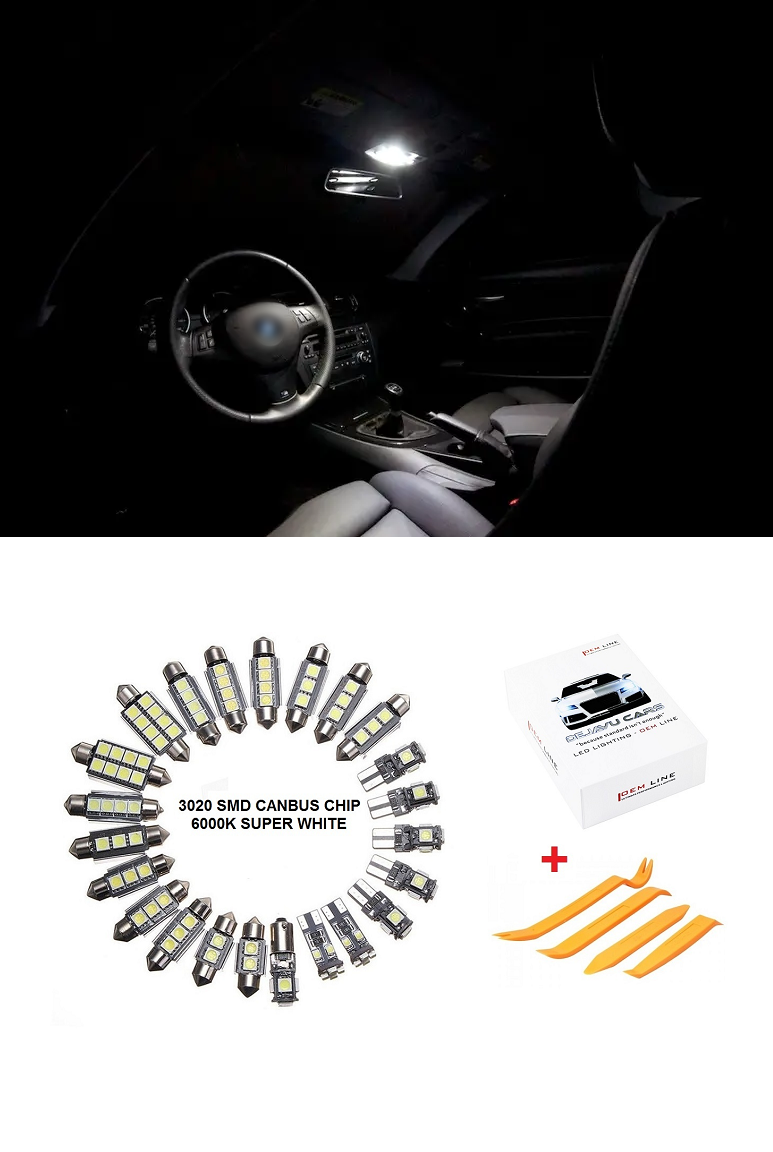 LED Innenraumbeleuchtung Paket für BMW 1 Serie E82 