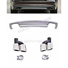 OEM Line ® S7 Look Diffuser + Exhaust tail pipes for Audi A7 4G S line / S7