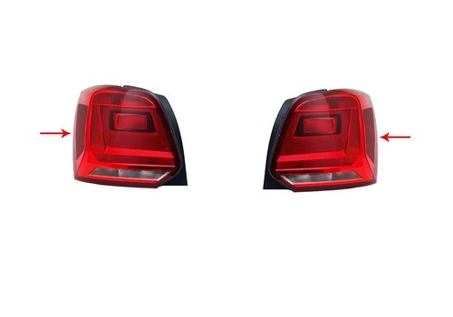 OEM Line ® 6C GTI Look Darkened Tail Lights for Volkswagen Polo 6R / 6C