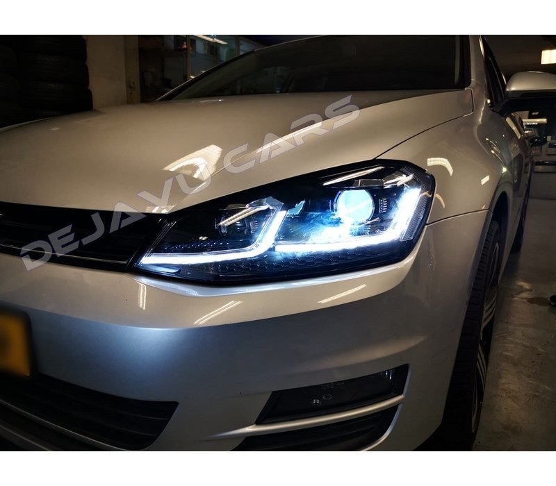 Facelift Look Volledig LED Matrix Koplampen met Start Up Animation voor Volkswagen Golf 7