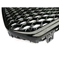 RS6 Look Front Grill Black Edition  voor Audi A6 C7 4G