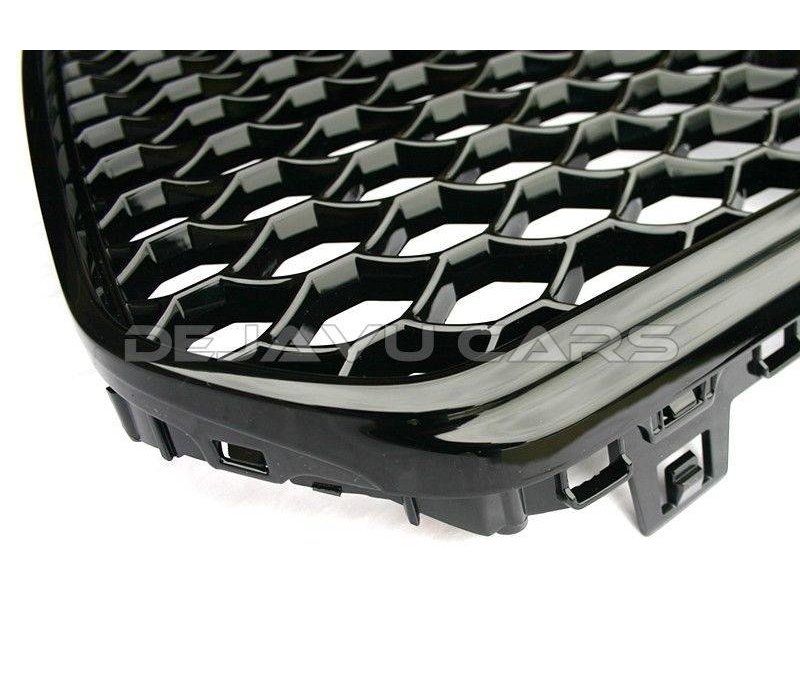 RS6 Look Front Grill Black Edition  for Audi A6 C7 4G