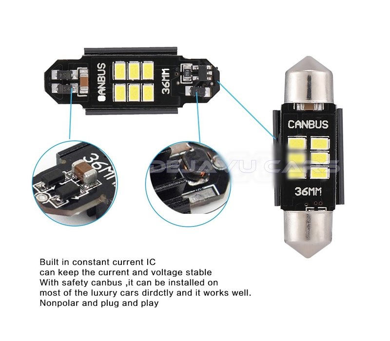 LED Innenraumbeleuchtung | T10/5W5 | Festoon 31mm 36mm 39mm 41mm