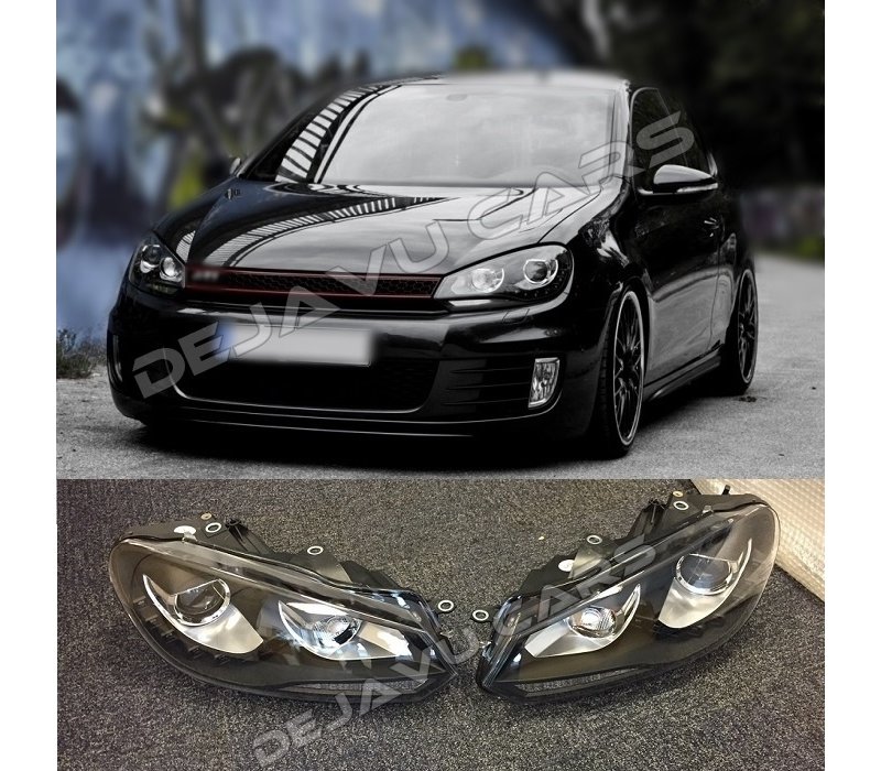 R20 / GTI Bi-Xenon Look LED Scheinwerfer für Volkswagen Golf 6