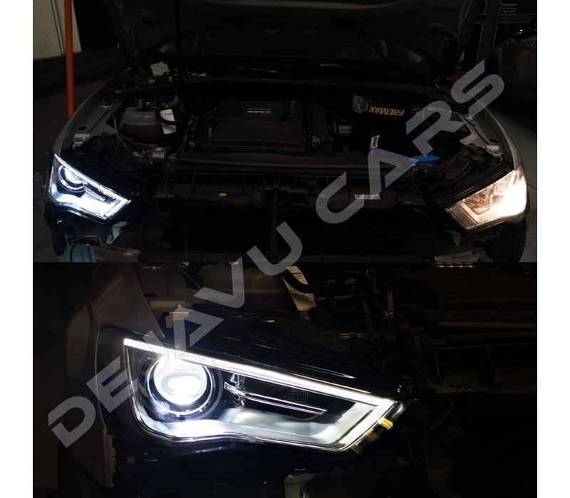 Bi Xenon Look LED Headlights for Audi A3 8V