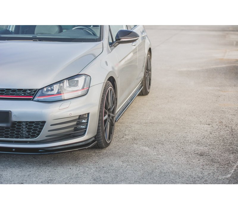 Side skirts Diffuser V.2 for Volkswagen Golf 7 GTI / GTD/ GTE