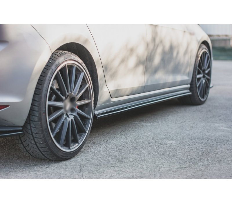 Side skirts Diffuser V.2 for Volkswagen Golf 7 GTI / GTD/ GTE