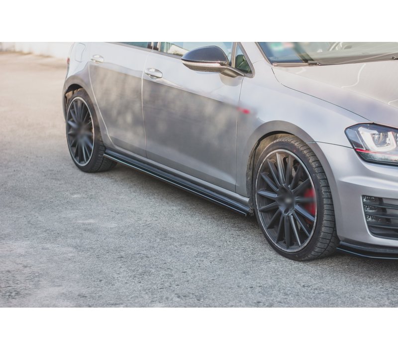 Seitenschweller Diffusor V.2 für Volkswagen Golf 7 GTI / GTD / GTE