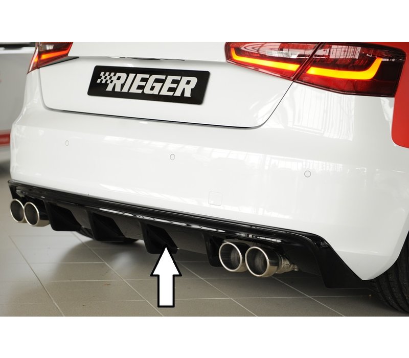 S3 look Diffuser for Audi A3 8V Sportback / Hatchback