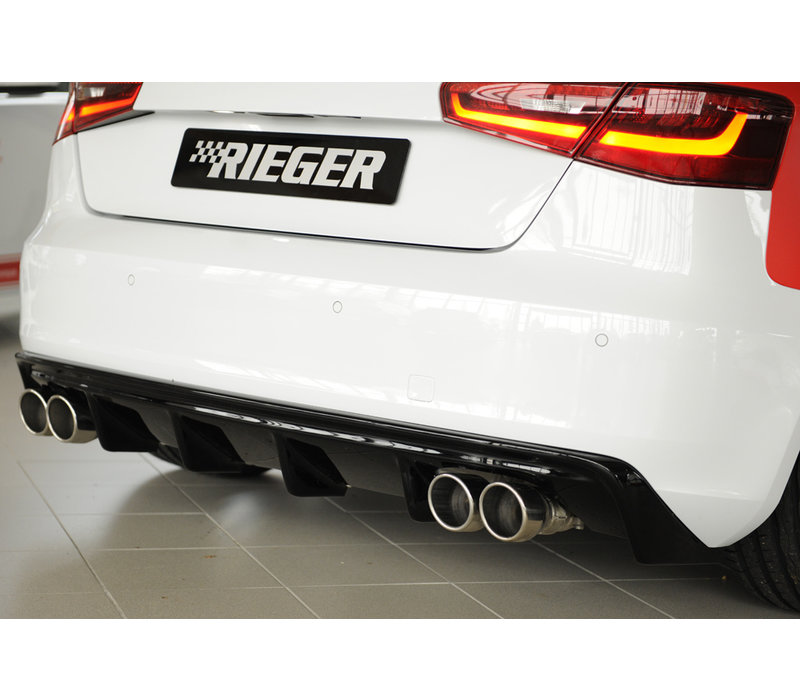 S3 look Diffuser for Audi A3 8V Sportback / Hatchback