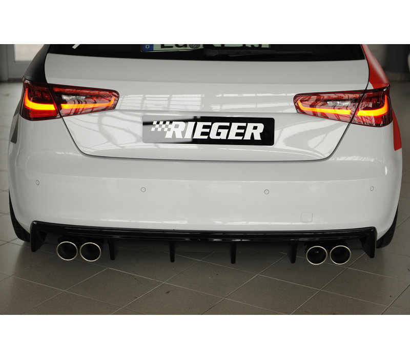 S3 look Diffuser for Audi A3 8V Sportback / Hatchback