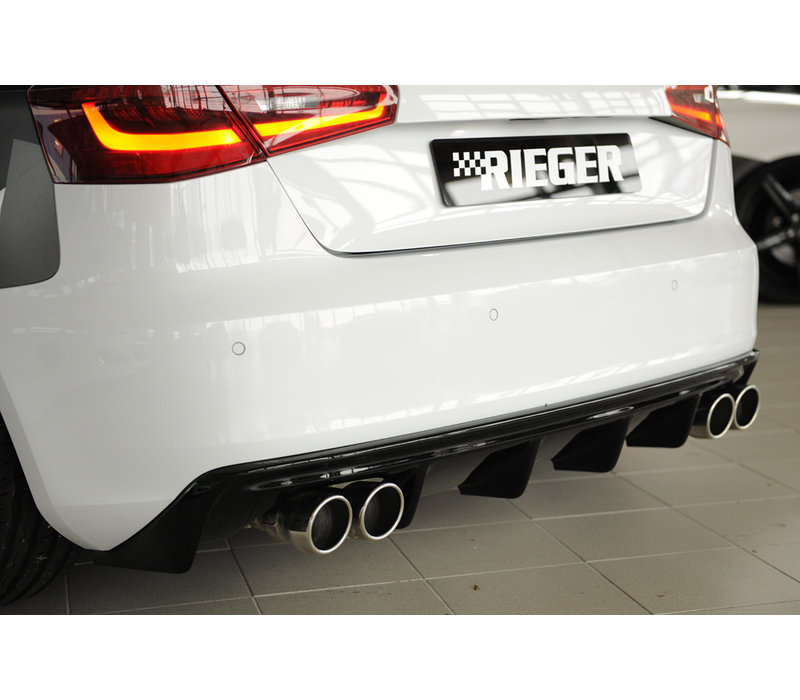 S3 look Diffuser for Audi A3 8V Sportback / Hatchback