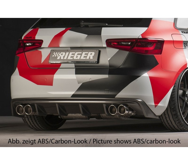 S3 look Diffuser for Audi A3 8V Sportback / Hatchback