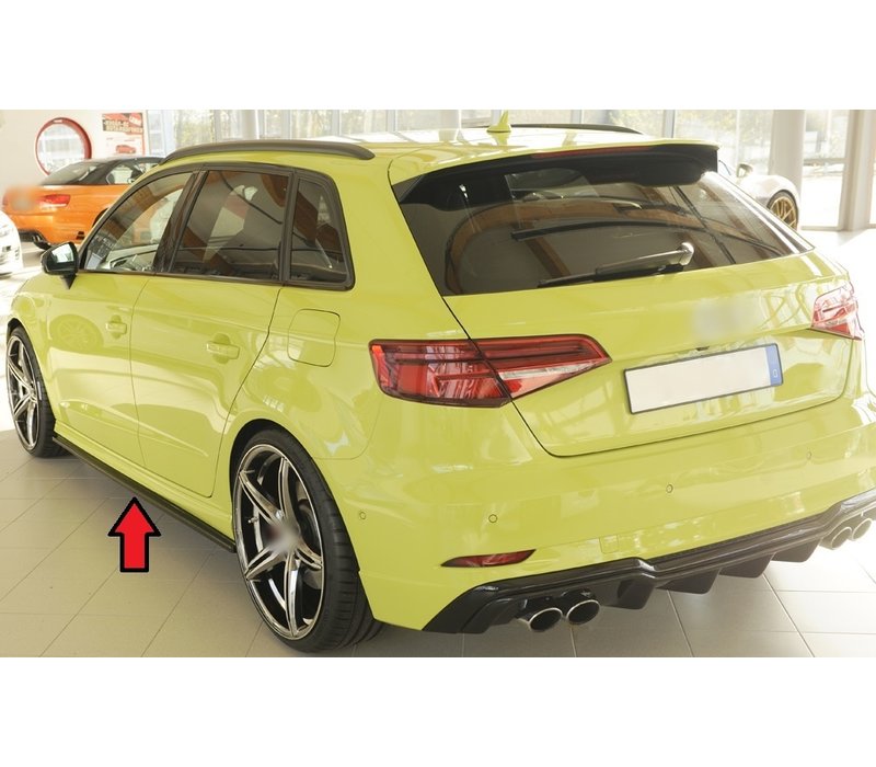 Side skirts Diffuser for Audi S3 8V / A3 8V S line Sportback