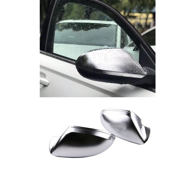 Matt Chrome Mirror Caps for Audi A6 C7, S6, S line, RS6