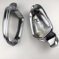 Matt Chrome Mirror Caps for Audi A6 C7, S6, S line, RS6