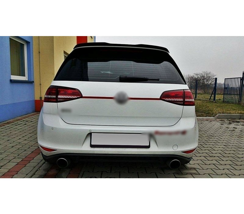 Roof Spoiler ExtensionV.3  for Volkswagen Golf 7 / 7.5 Facelift R / GTI / GTD / GTE