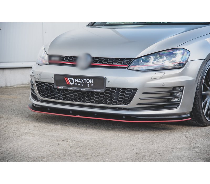 RACING DURABILITY Front Splitter for Volkswagen Golf 7 GTI / GTD