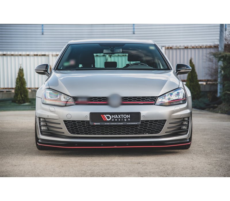 RACING DURABILITY Front Splitter for Volkswagen Golf 7 GTI / GTD