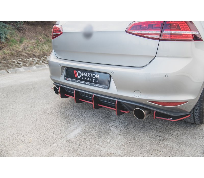 RACING DURABILITY Aggressive Diffuser V.1 voor Volkswagen Golf 7 GTI