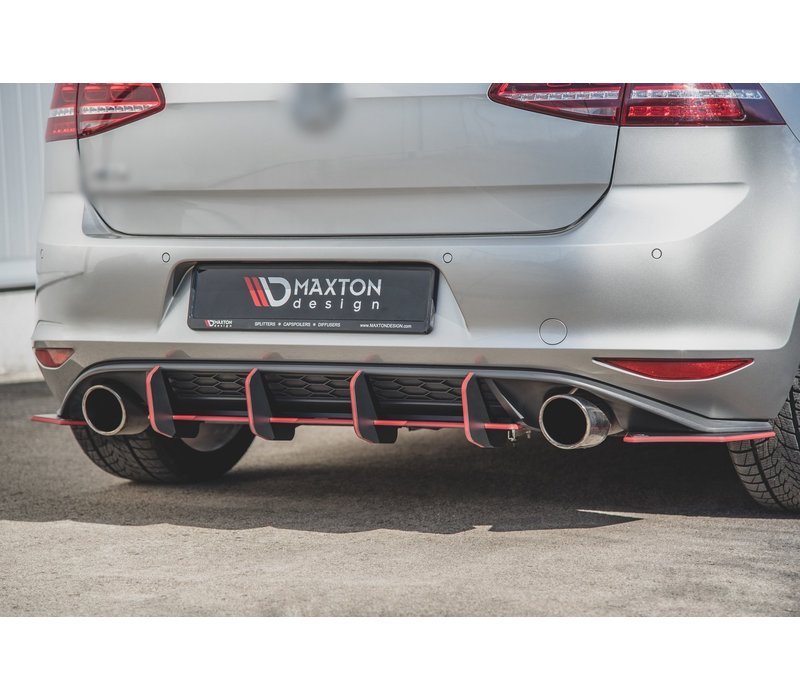 Aggressive Diffuser V.2 voor Volkswagen Golf 7 GTI