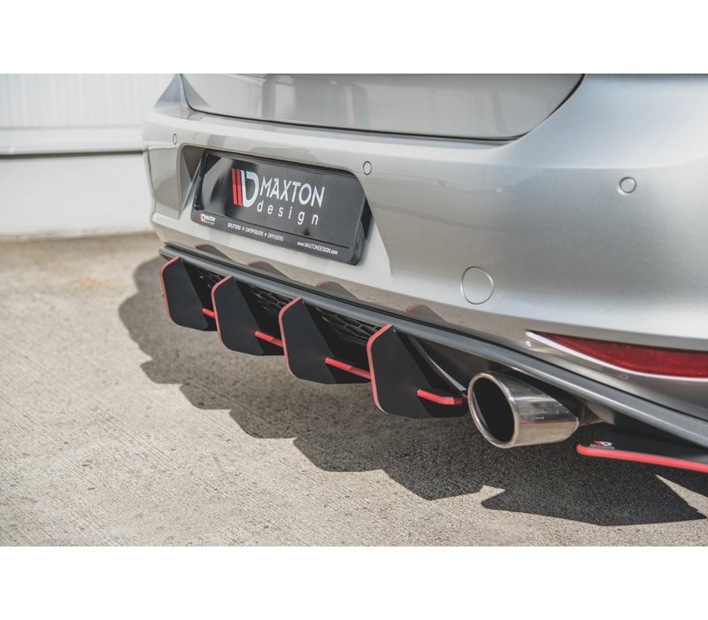 RACING DURABILITY Aggressive Diffuser V.2 voor Volkswagen Golf 7 GTI