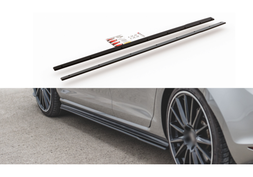 Maxton Design RACING DURABILITY Side skirts Diffuser for Volkswagen Golf 7 GTI / GTD