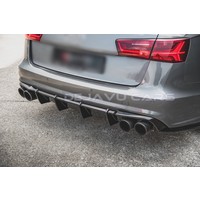 Aggressive Diffuser for Audi A6 C7.5 Facelift S line / S6 C7.5 Facelift